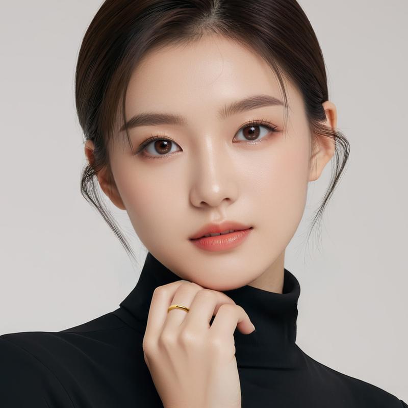 심플 링 유광 반지 (파우치 증정) 썸네일 2