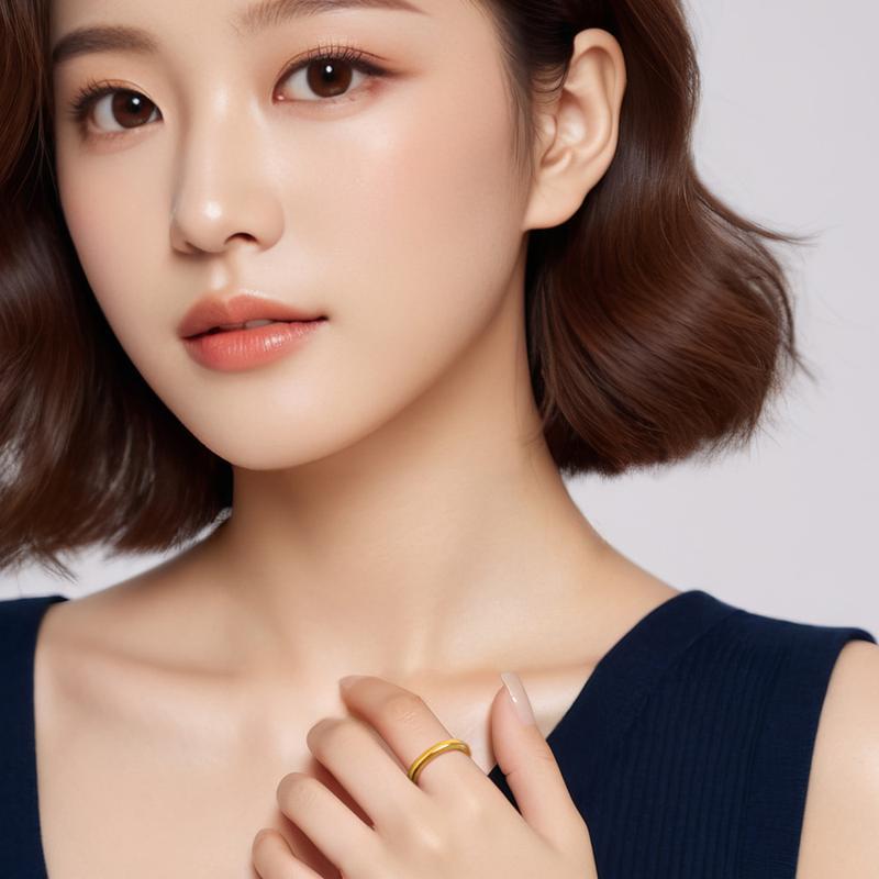 심플 링 유광 반지 (파우치 증정) 썸네일 4