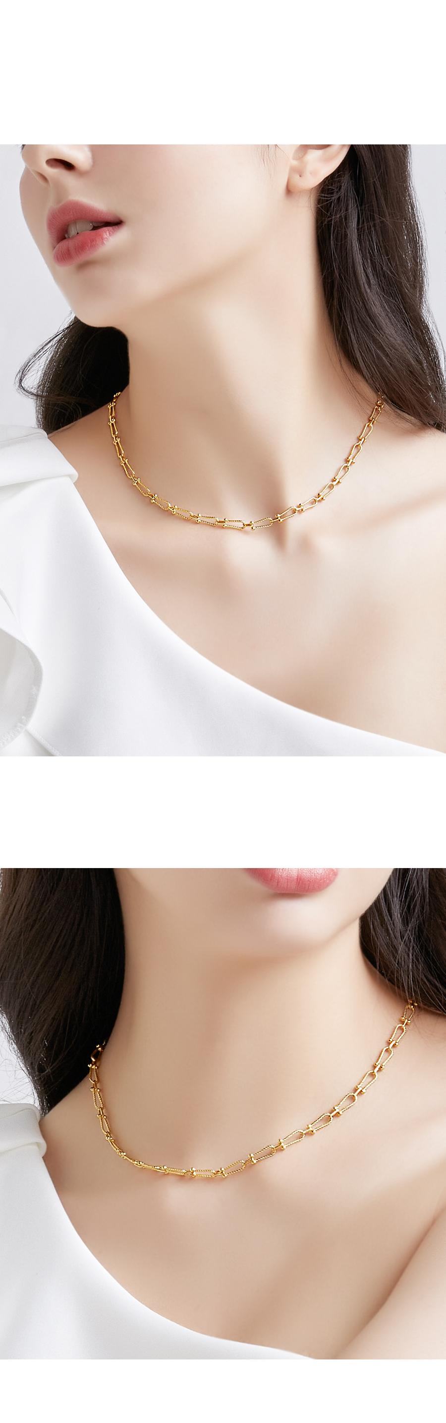 루스 체인 목걸이 (연결고리 선택 필수) 상세정보 2