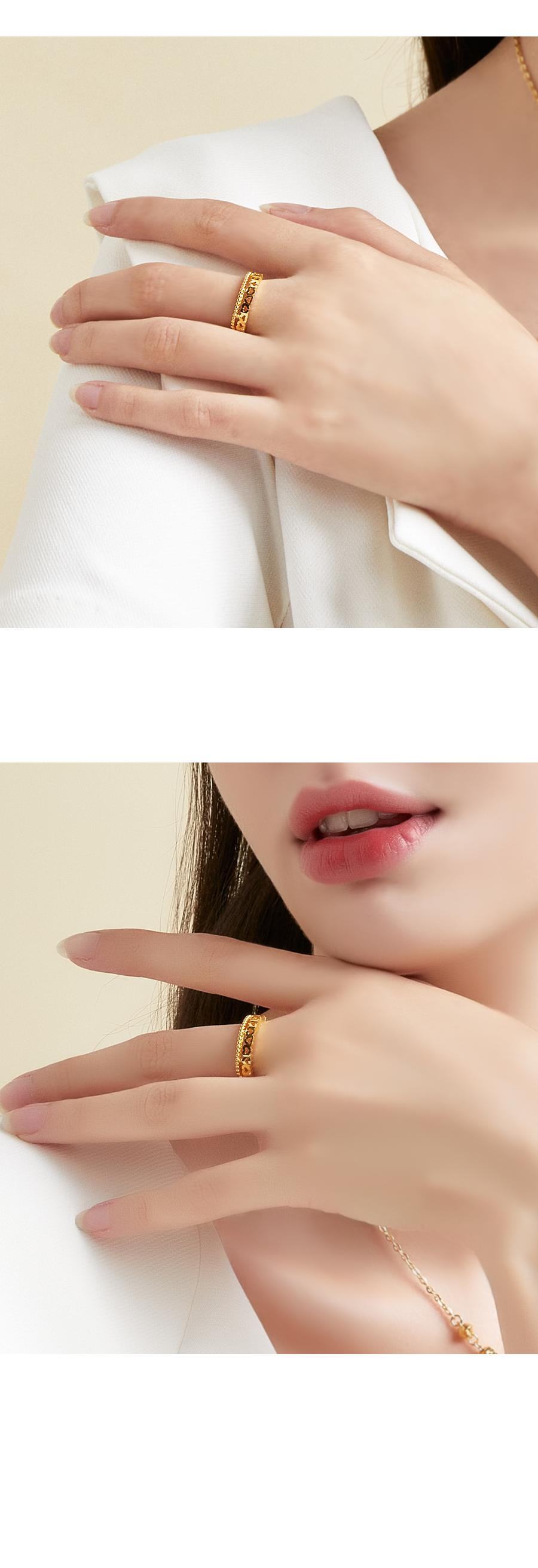믹스 하트 반지 상세정보 3