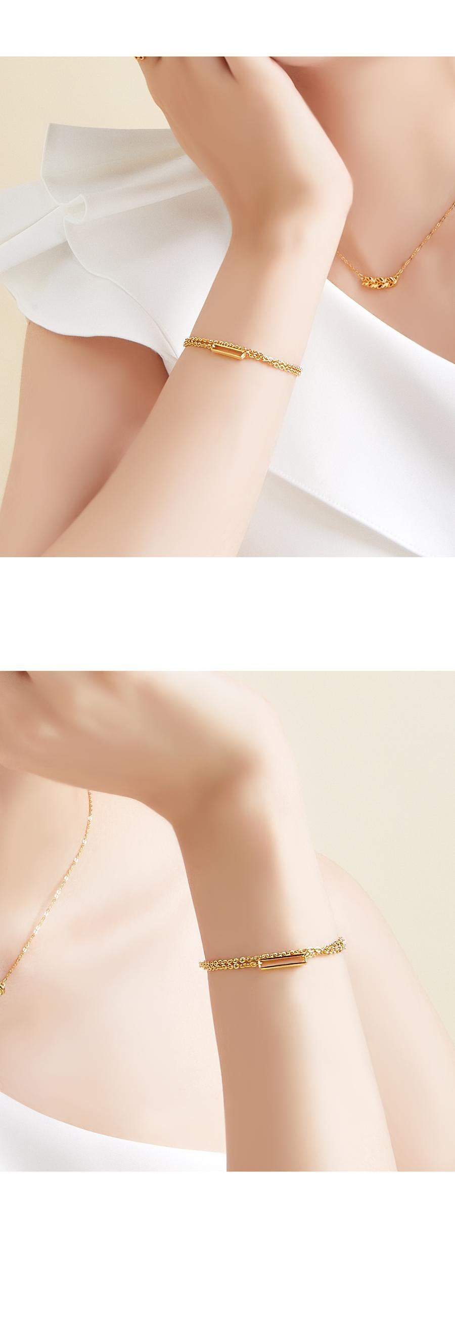 라인 스퀘어 팔찌 (연결고리 선택 필수) 상세정보 3