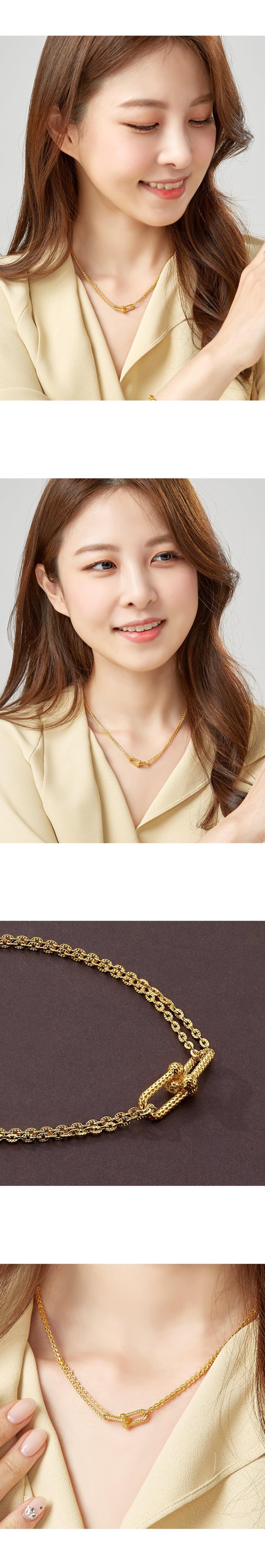 포인트블 목걸이 (연결고리 선택 필수) 상세정보 3