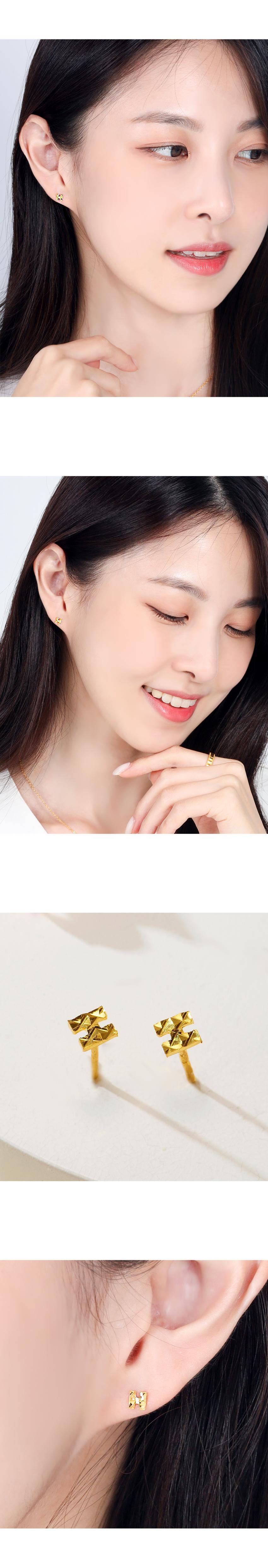 포인트 H 귀걸이 상세정보 3