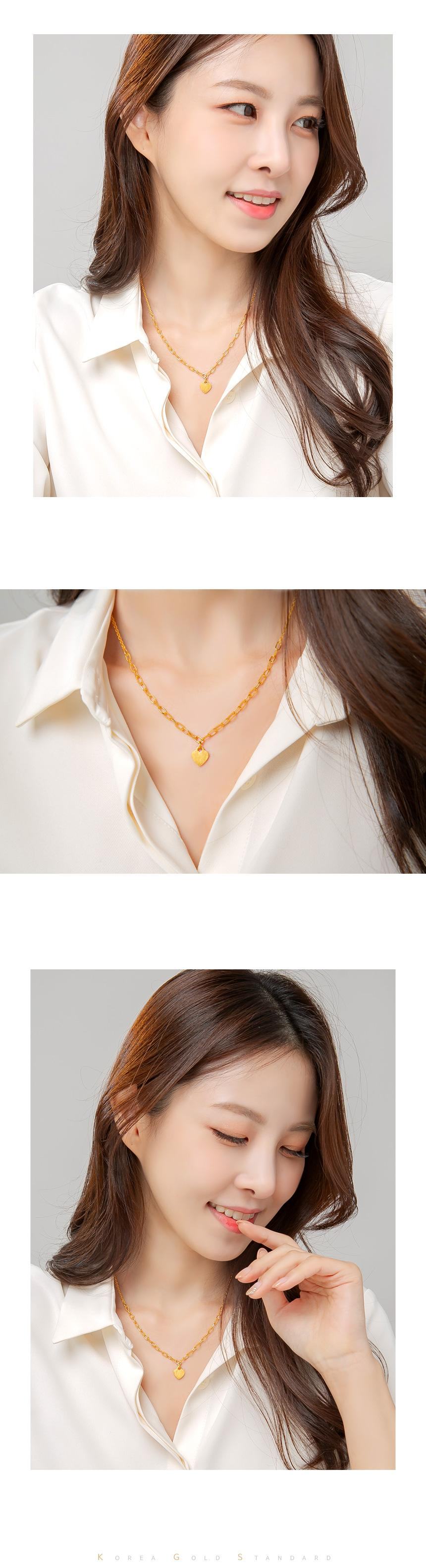 하트참체인 목걸이 (연결고리 선택 필수) 상세정보 2
