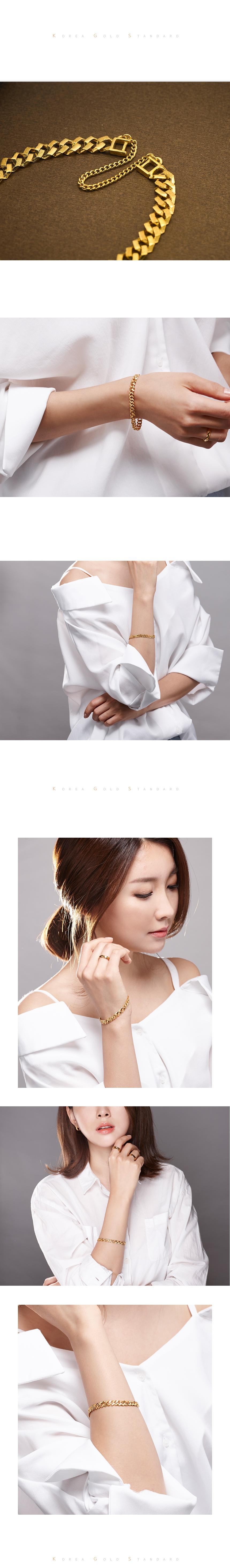 팔각격체인 팔찌 (연결고리 선택 필수) 상세정보 3