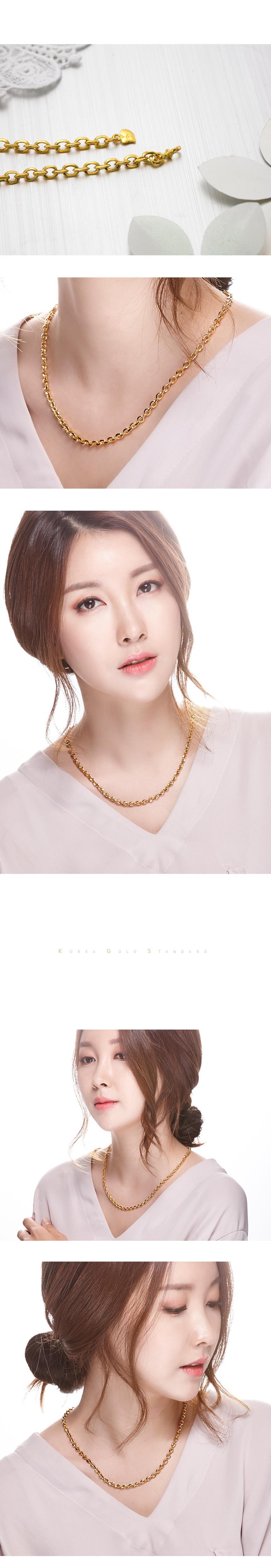 써클링 체인 목걸이 (연결고리 선택 필수) 상세정보 3
