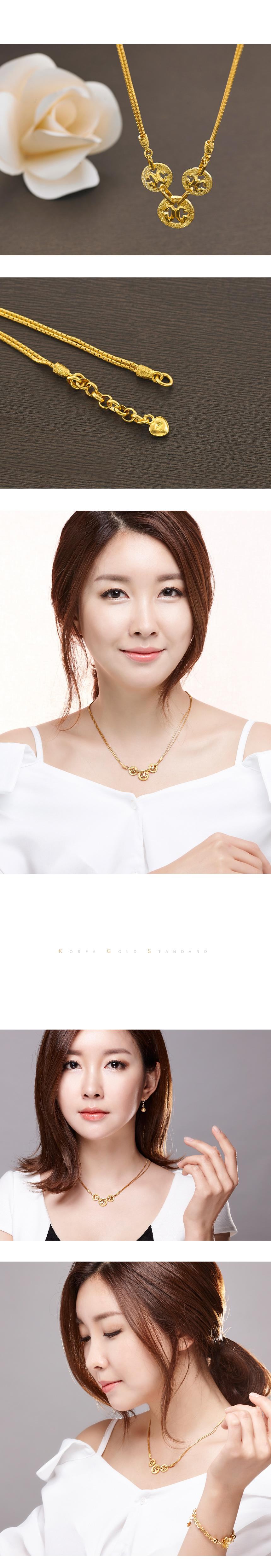 더블씨 목걸이 (연결고리 선택 필수) 상세정보 3