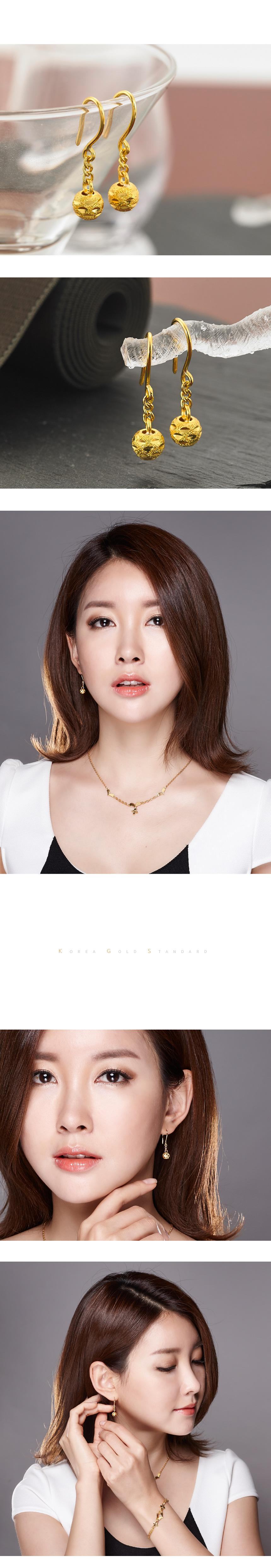 허니볼 귀걸이 상세정보 3