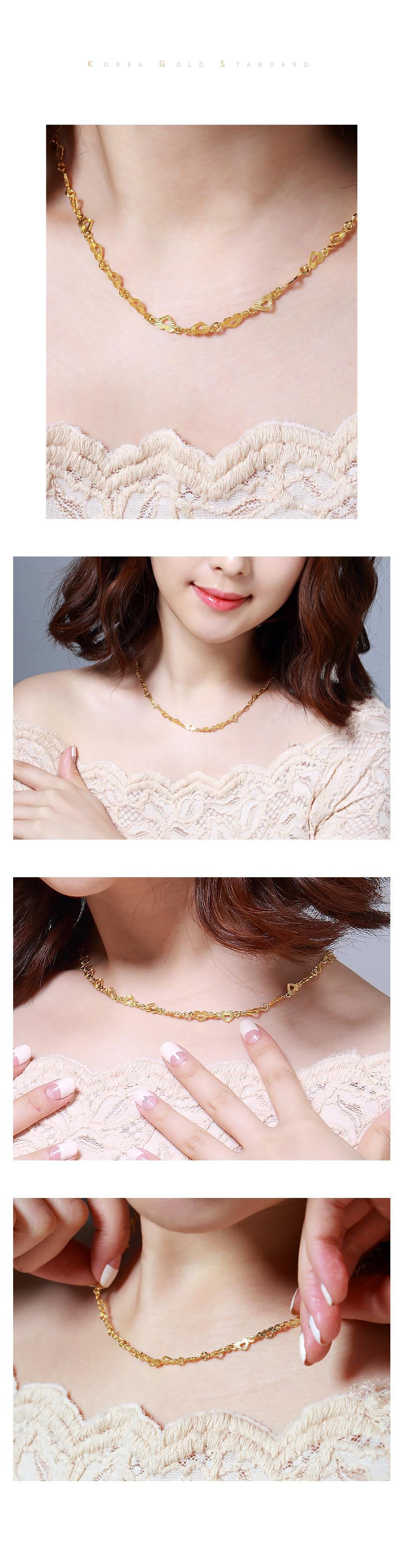 러블 컷팅 목걸이 (연결고리 선택 필수) 상세정보 2