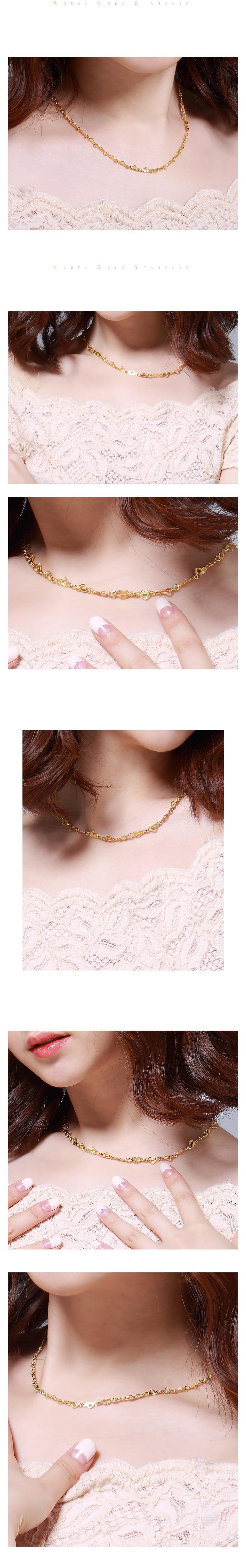 러블 컷팅 목걸이 (연결고리 선택 필수) 상세정보 3