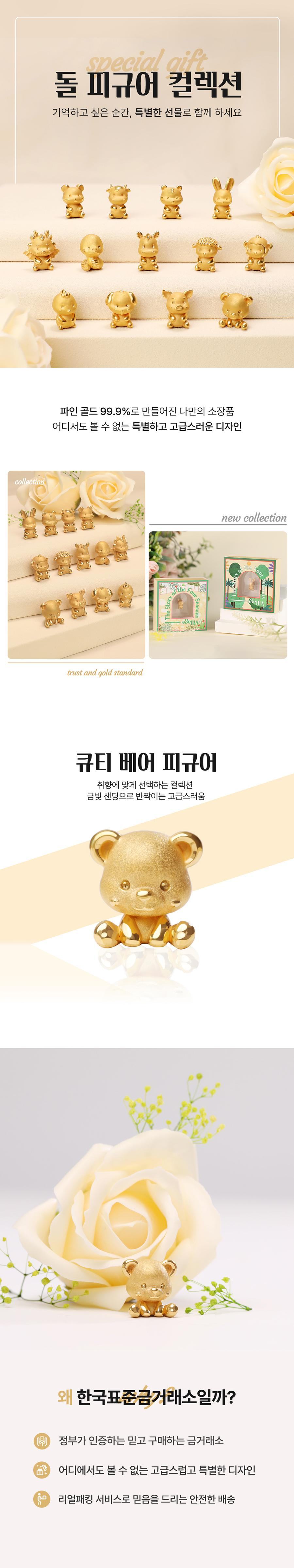 99.9% 큐티 베어 피규어 상세정보 1